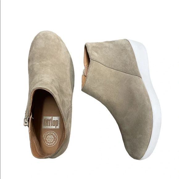 NWT FitFlop Womens SUMI Suede Ankle Boot Shoes US 5 - Picture 2 of 13